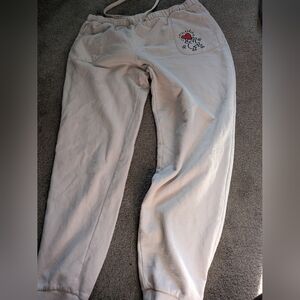 Keith Haring Beige Sweatpants